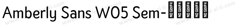 Amberly Sans W05 Sem字体转换